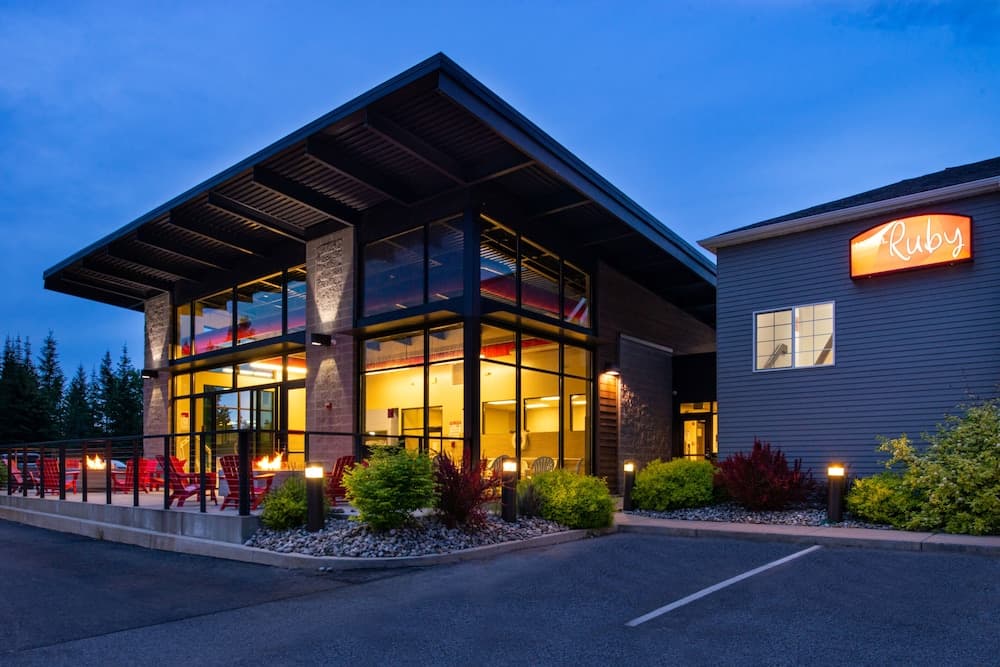 Front of property - evening/night