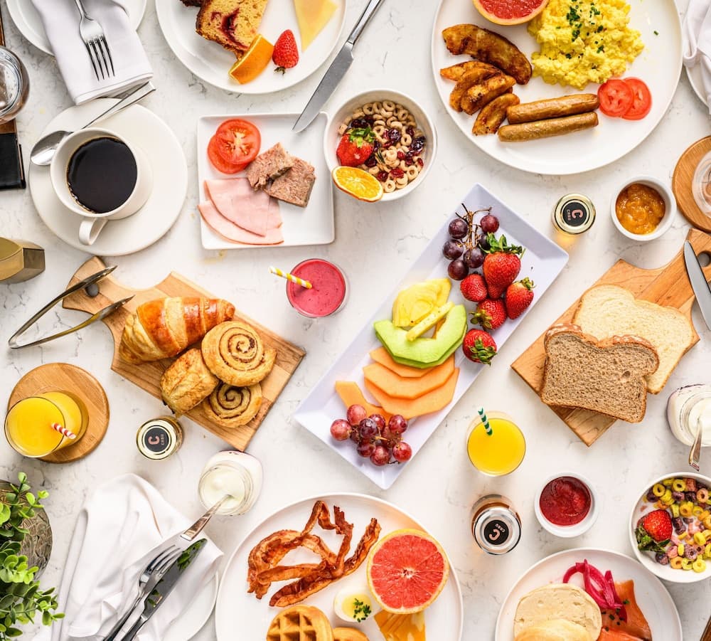 Breakfast buffet