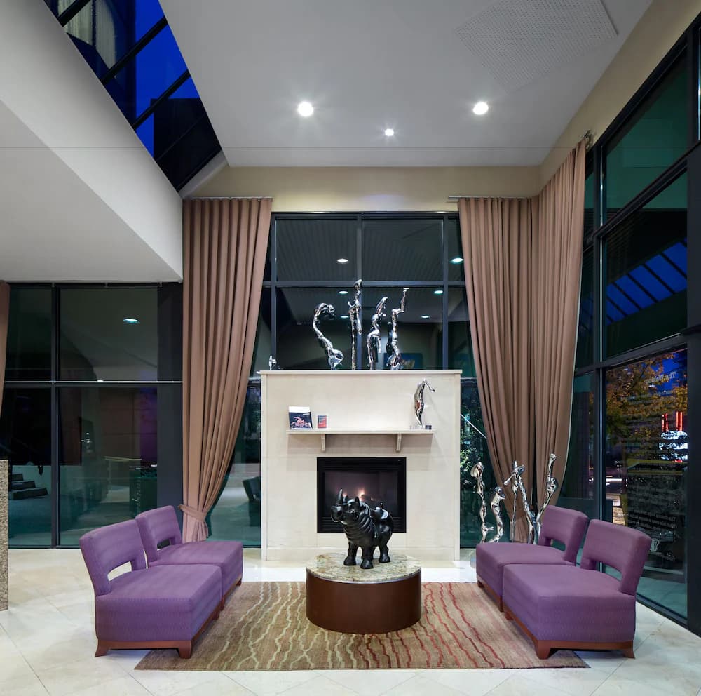 Interior entrance