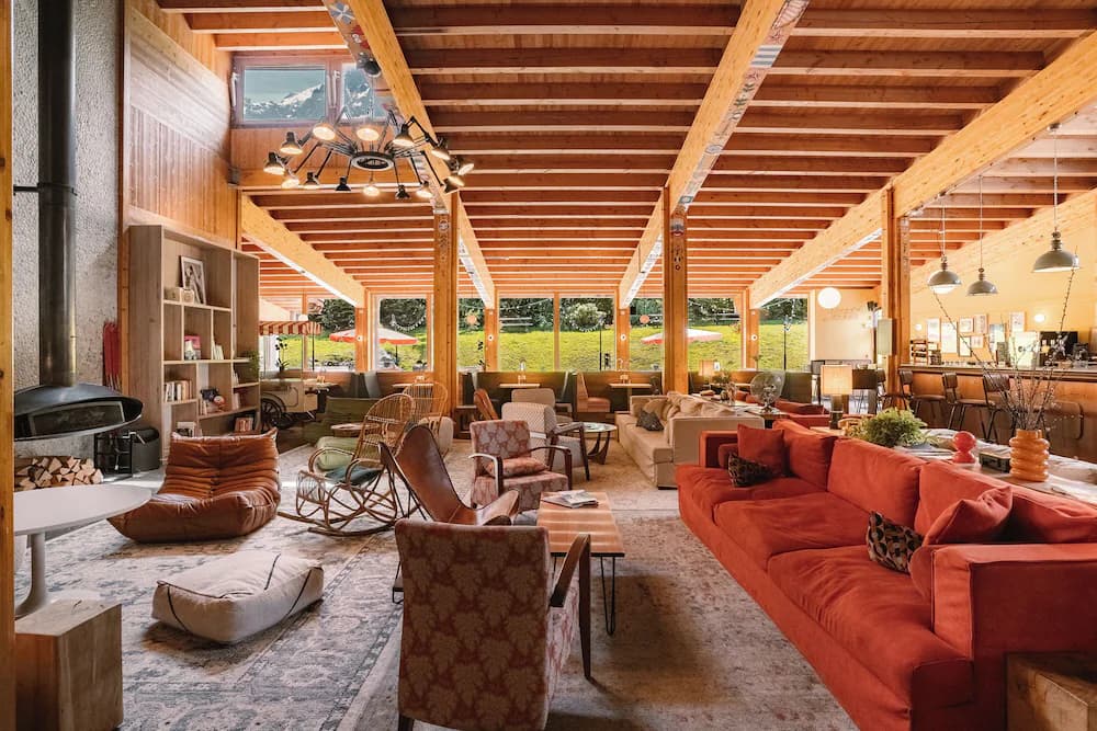 Lobby sitting area