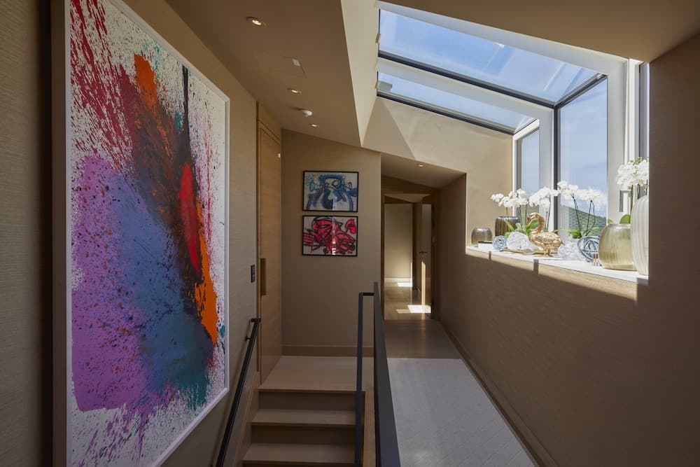 Interior entrance