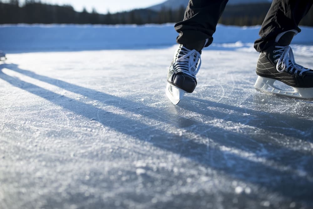 Ice skating