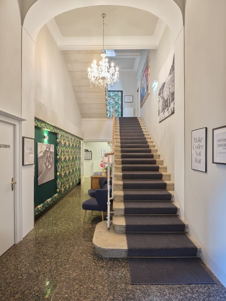 Interior entrance