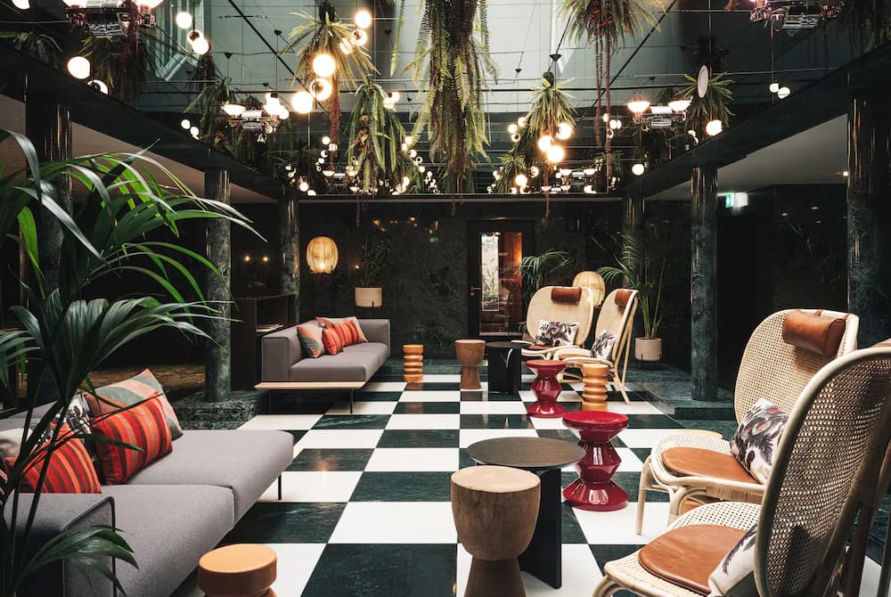 Lobby sitting area