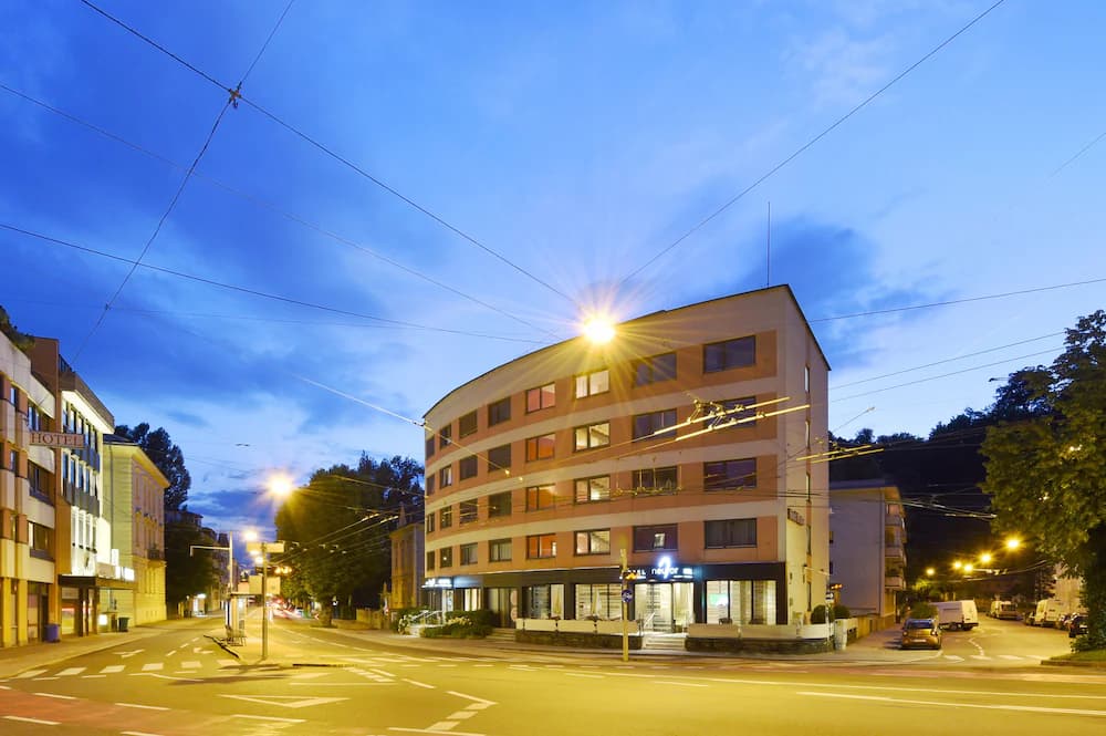 Front of property - evening/night