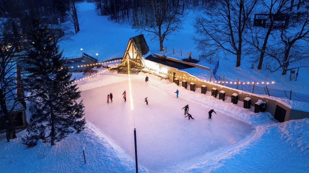 Ice skating