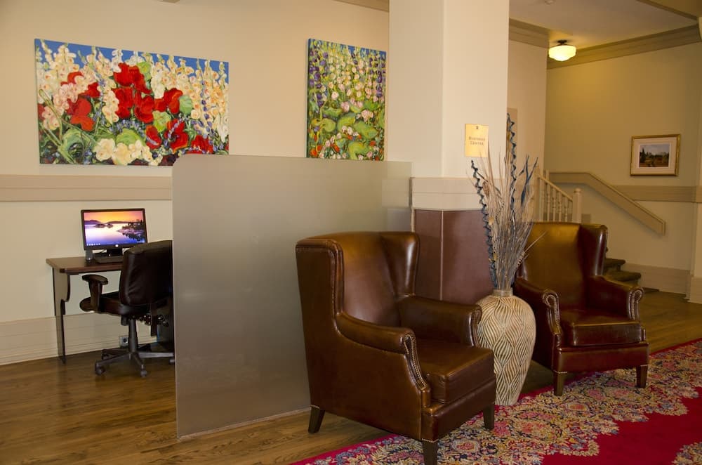 Lobby sitting area