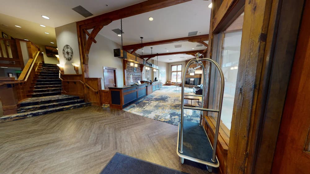 Interior entrance