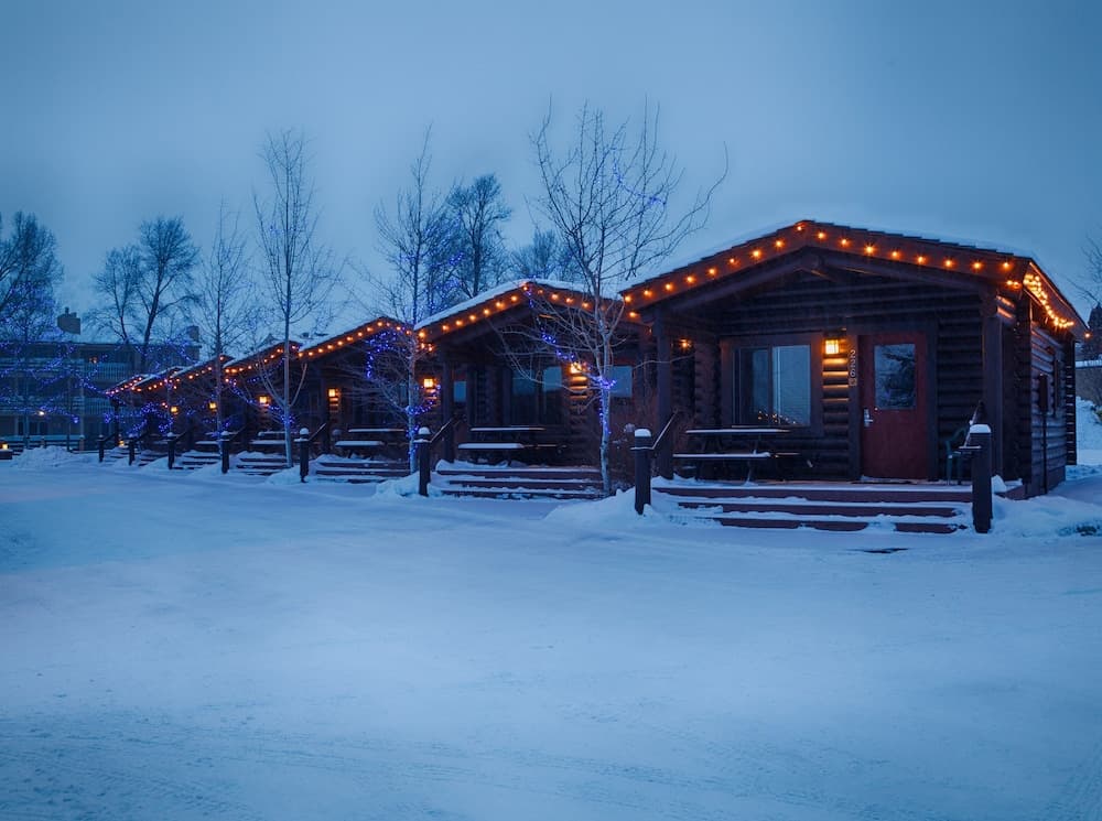Front of property - evening/night
