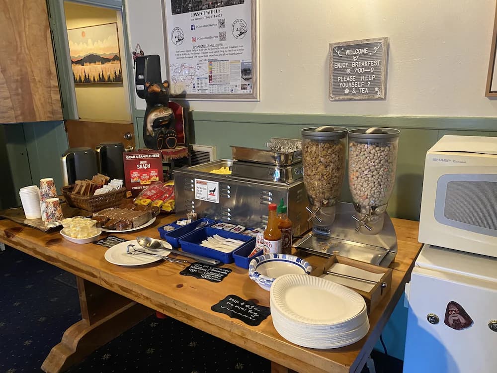 Breakfast buffet