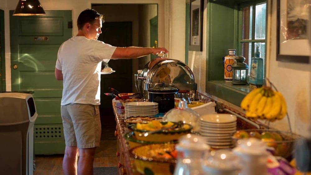 Breakfast buffet
