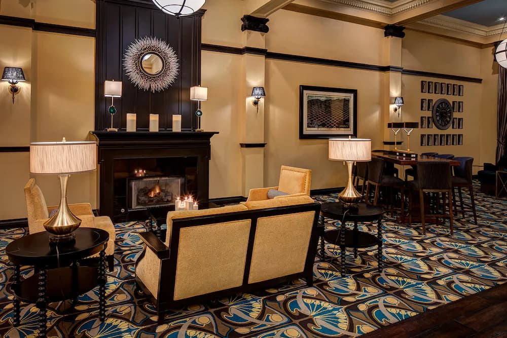 Lobby sitting area
