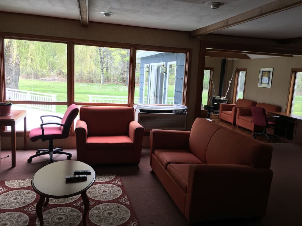 Lobby sitting area