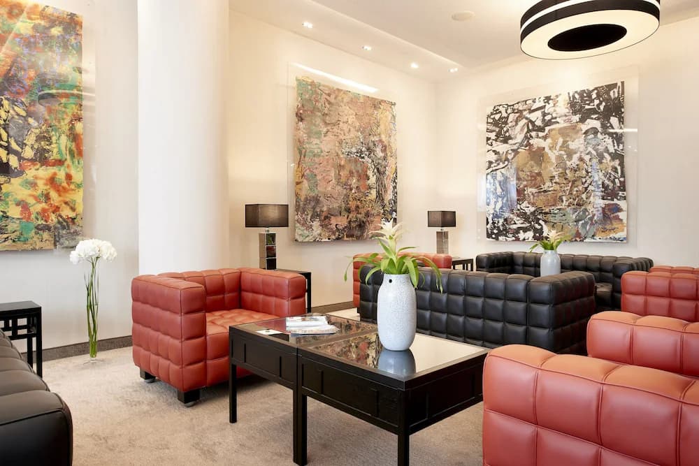 Lobby sitting area