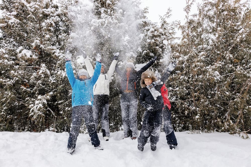Snowshoeing