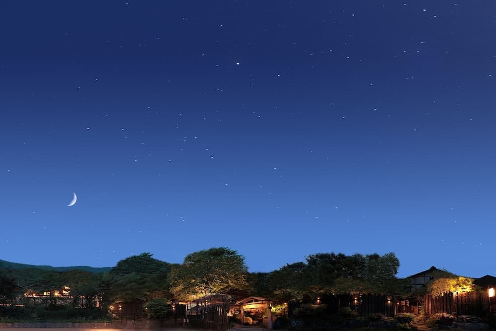 Front of property - evening/night