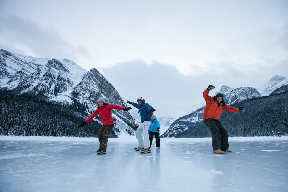 Ice skating
