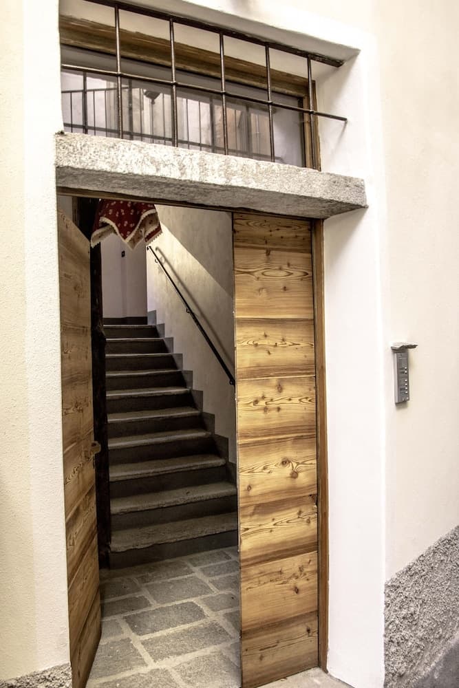 Interior entrance