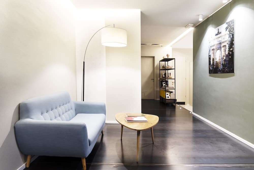 Lobby sitting area
