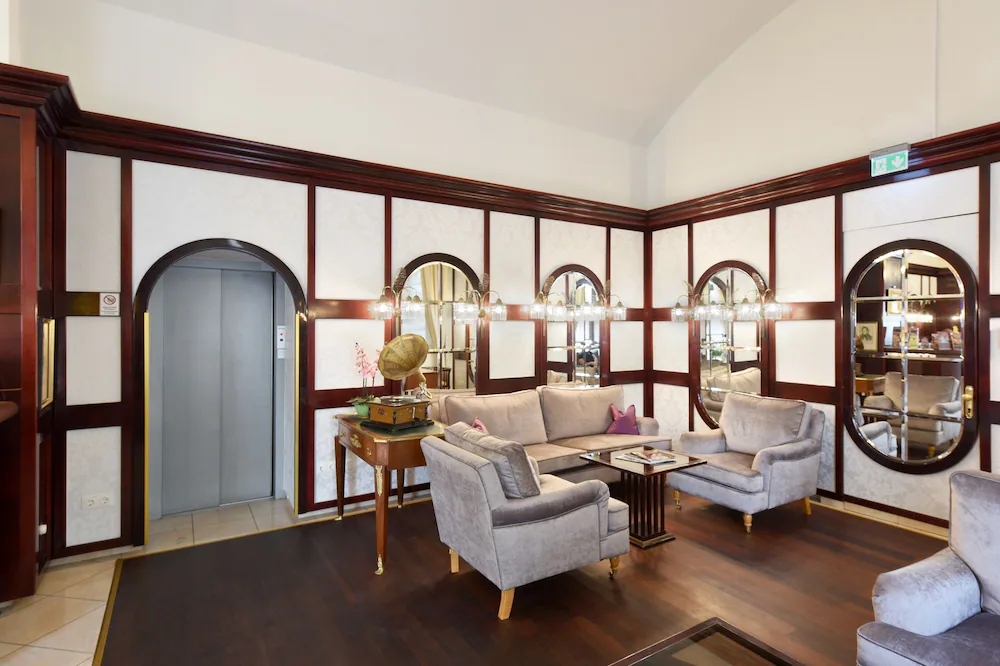 Lobby sitting area