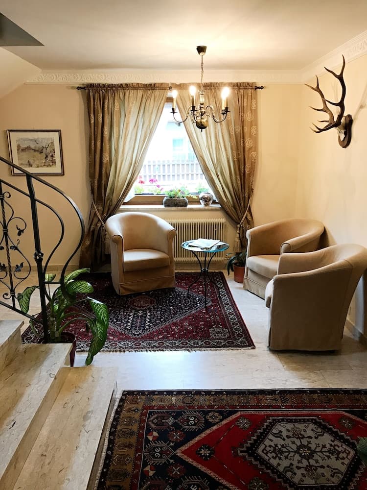 Lobby sitting area