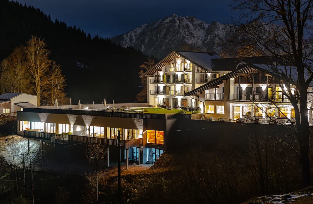 Front of property - evening/night