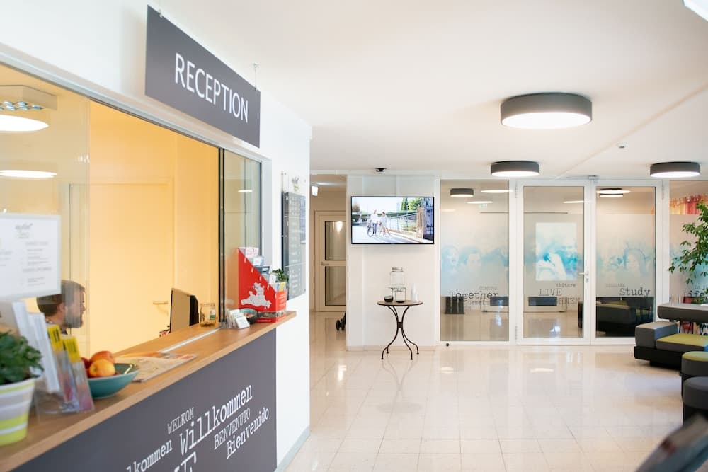 Interior entrance