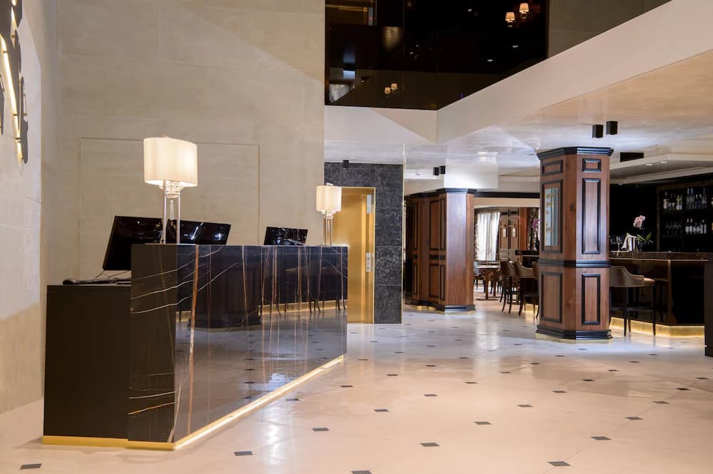 Interior entrance