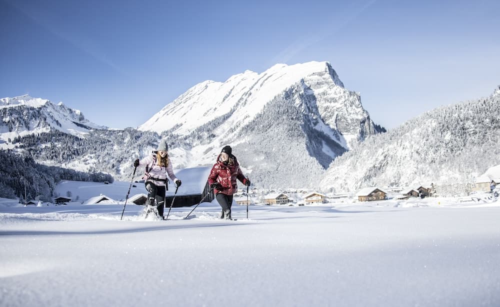 Snowshoeing