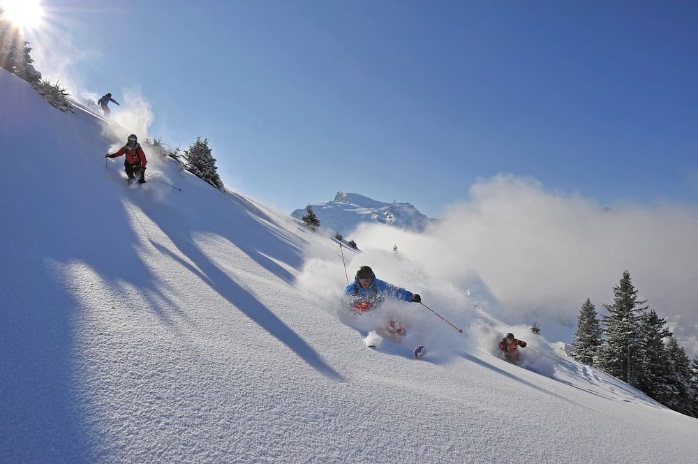 Skiing