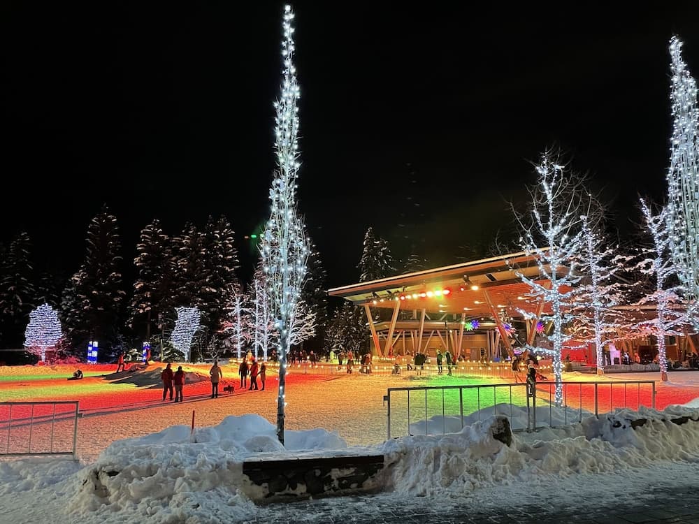 Ice skating