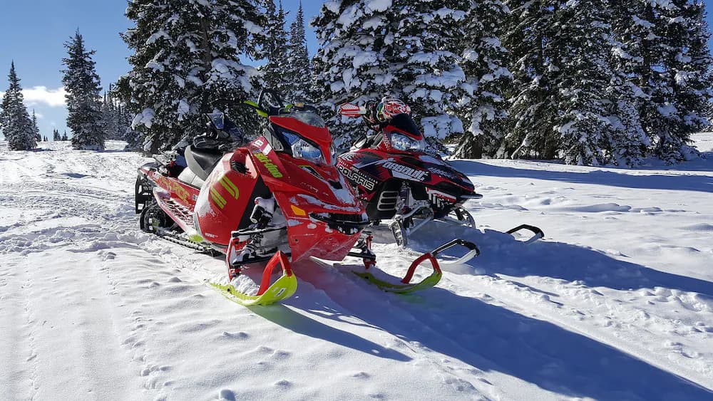 Snowmobiling