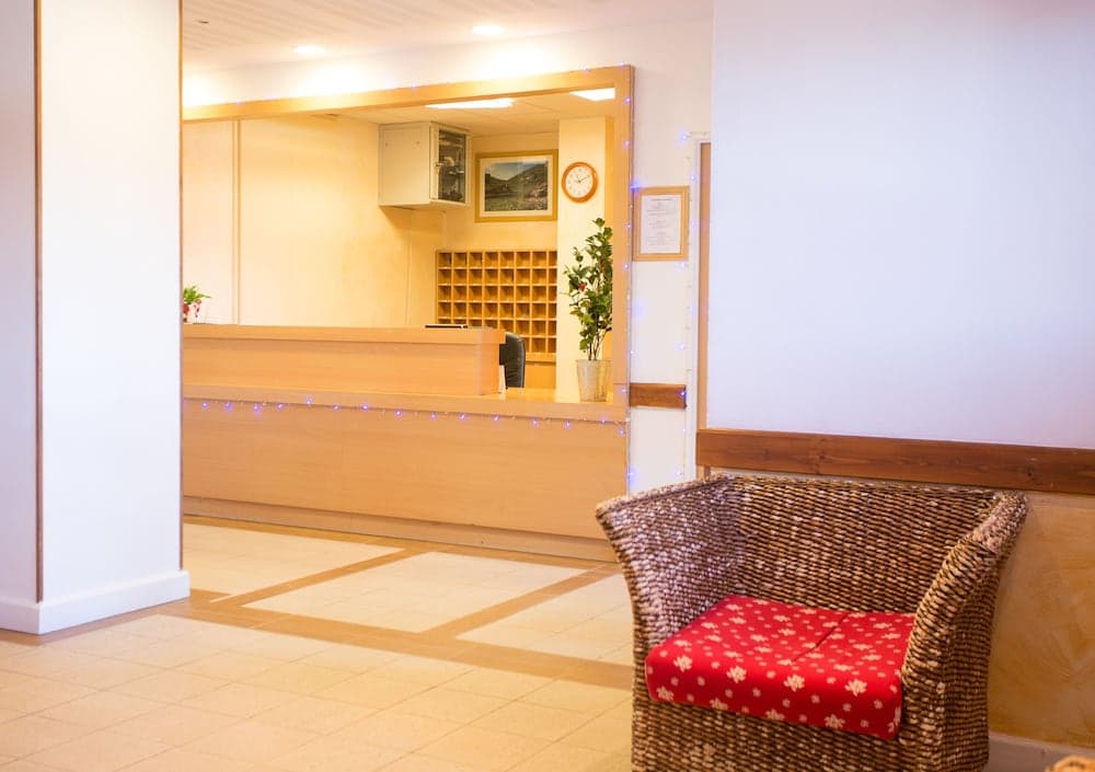 Interior entrance
