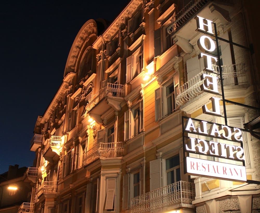 Front of property - evening/night