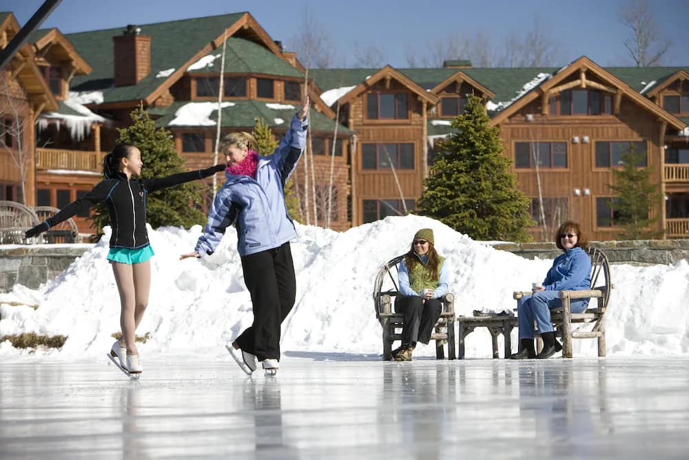 Ice skating