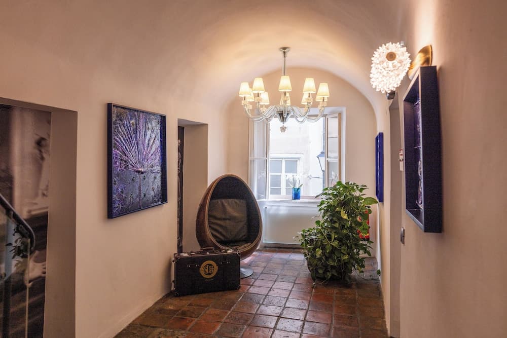 Interior entrance