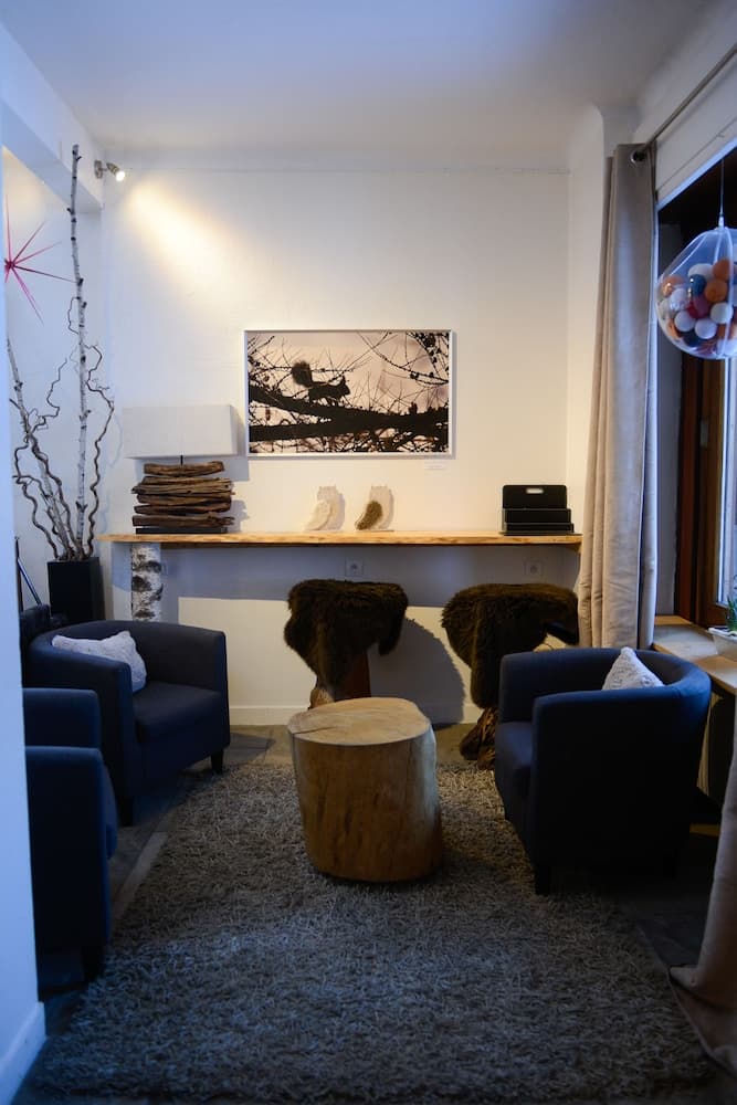 Interior entrance