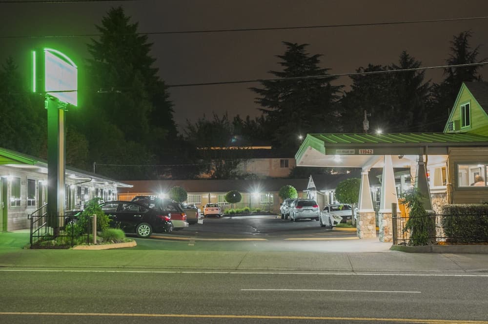 Front of property - evening/night