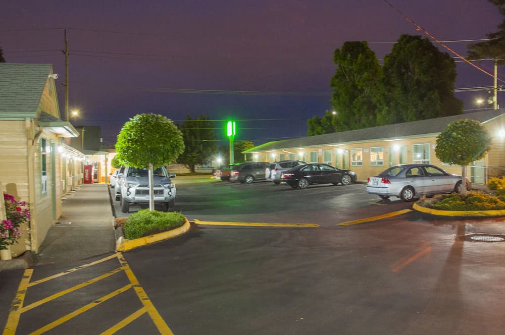 Front of property - evening/night