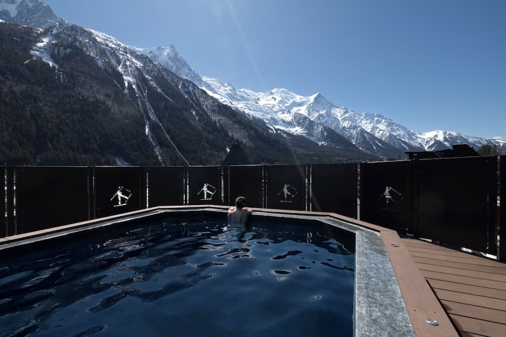 Rooftop pool