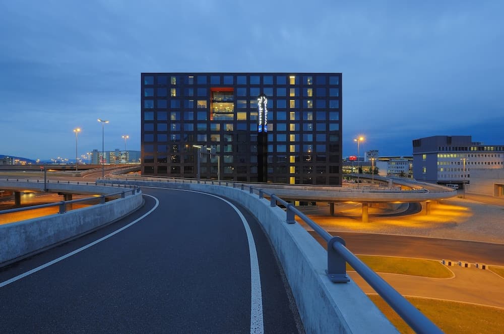 Front of property - evening/night
