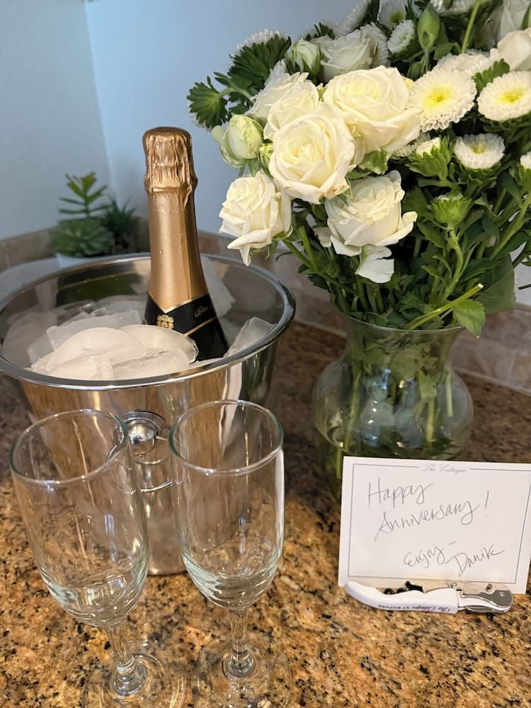 Champagne service