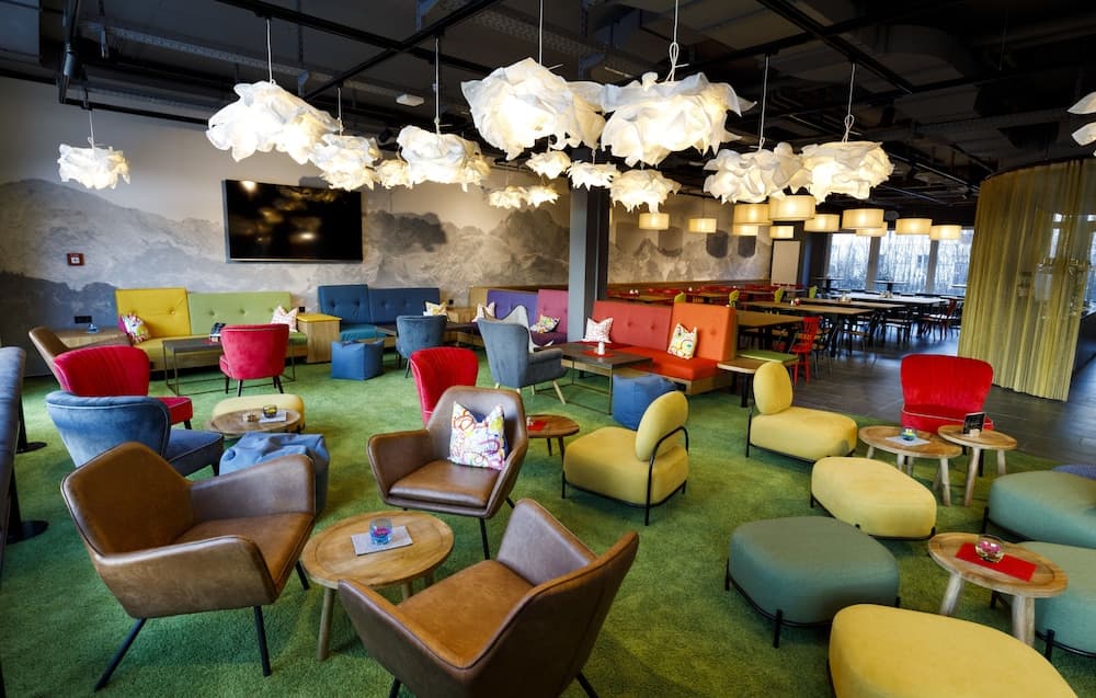 Lobby sitting area