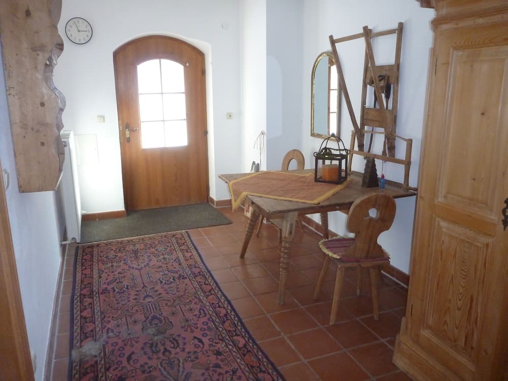 Interior entrance