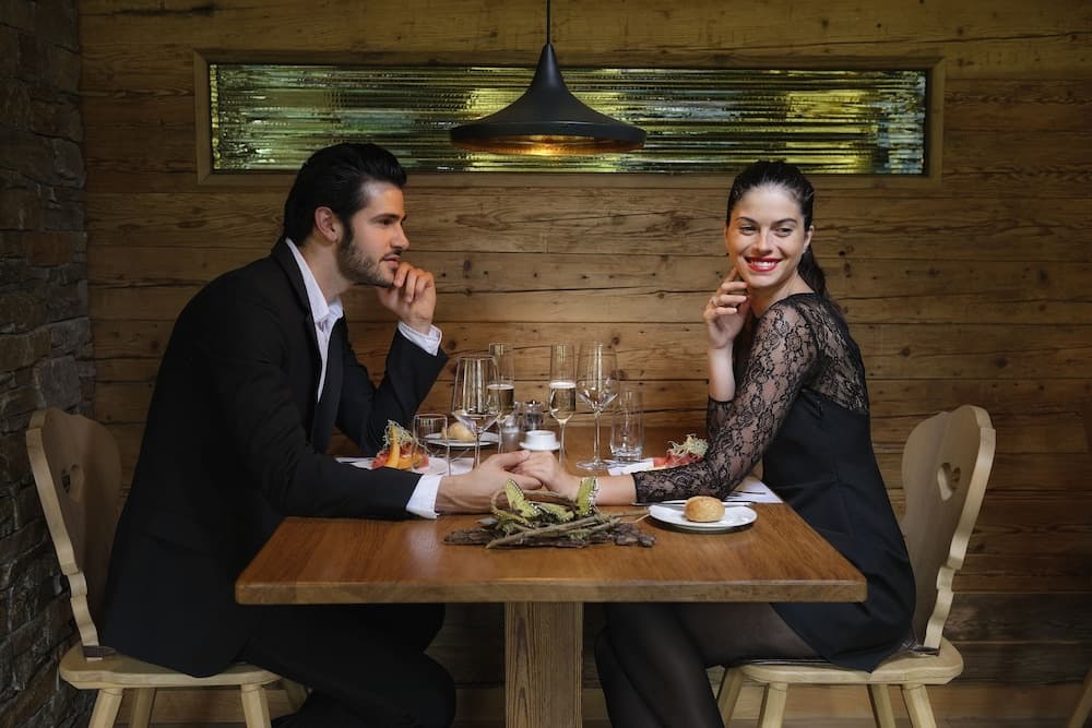 Couples dining