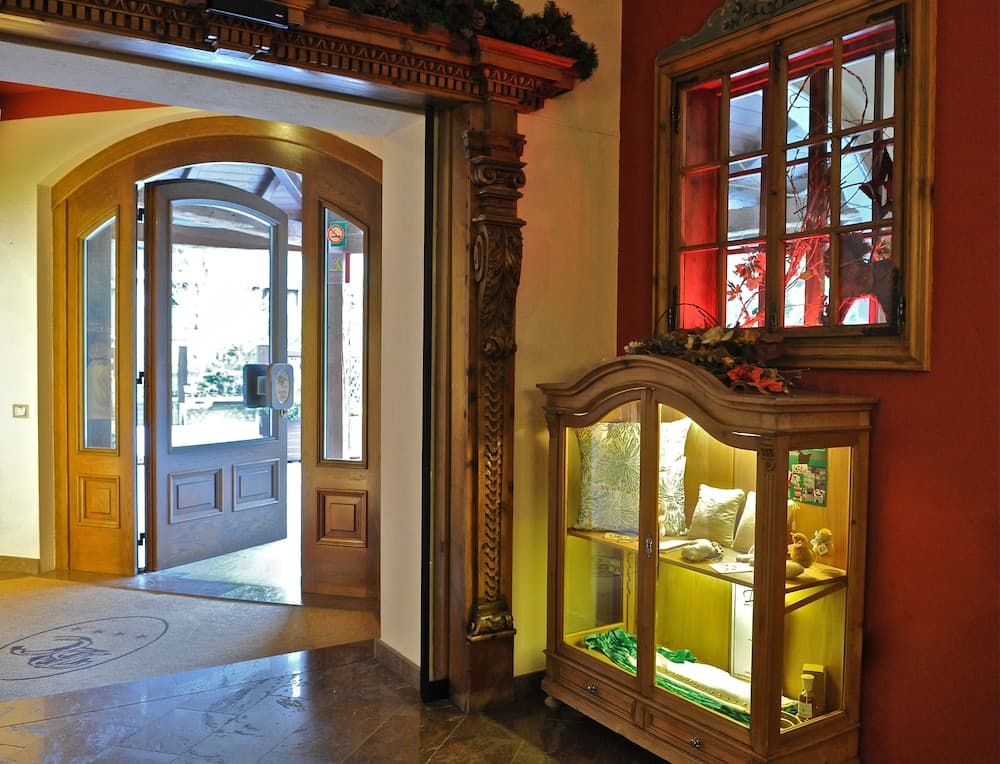 Interior entrance