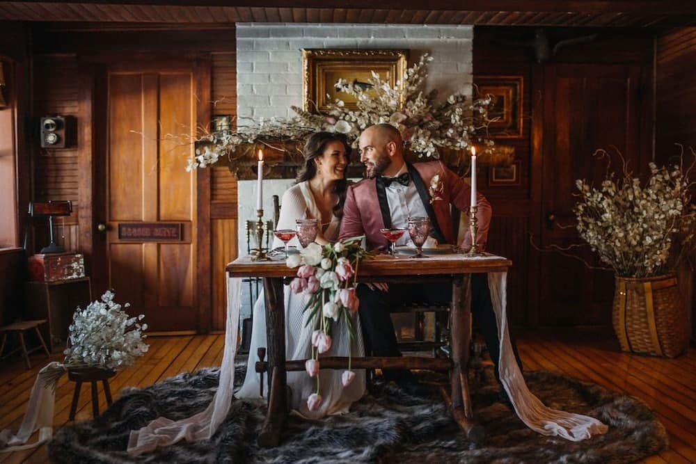 Indoor wedding
