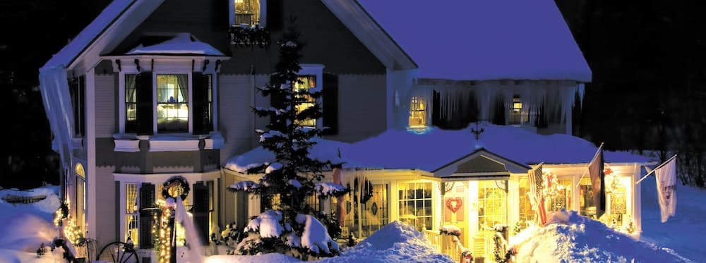 Front of property - evening/night