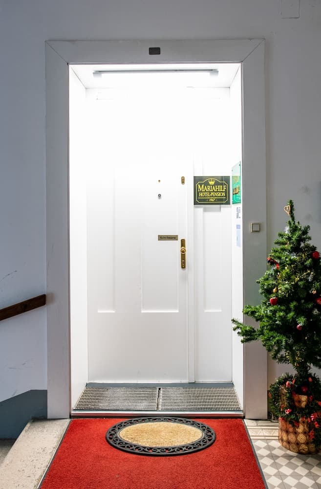 Interior entrance