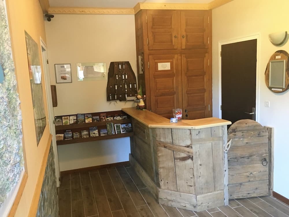 Interior entrance